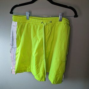 Neon Green KITH Shorts Large